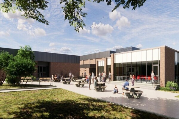Fort Zumwalt Main Entrance Rendering